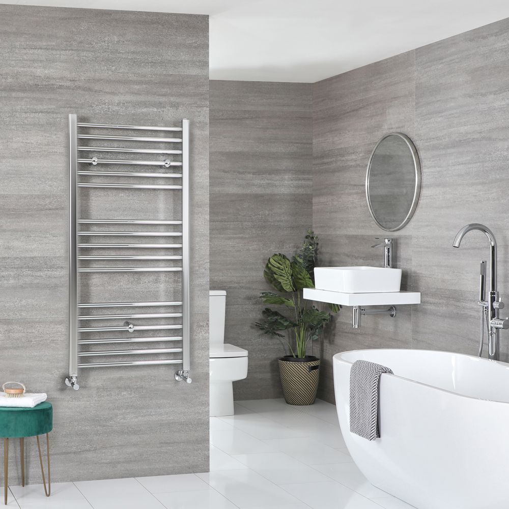 chrome towel rail