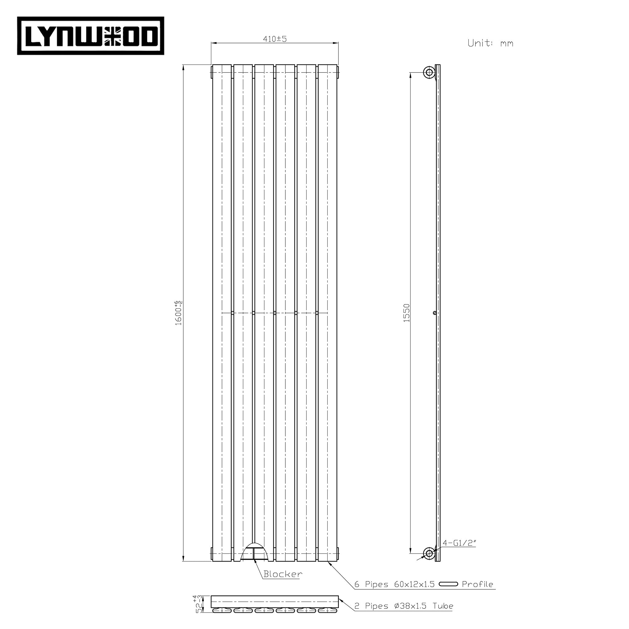 vertical single panel radiator