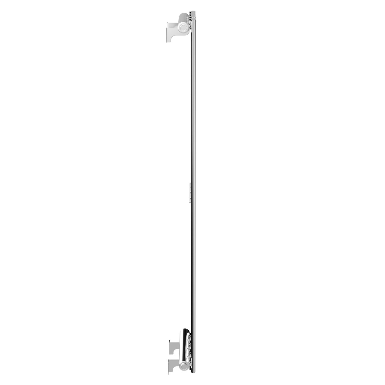 Flat Panel Single Vertical Radiator Chrome - C019