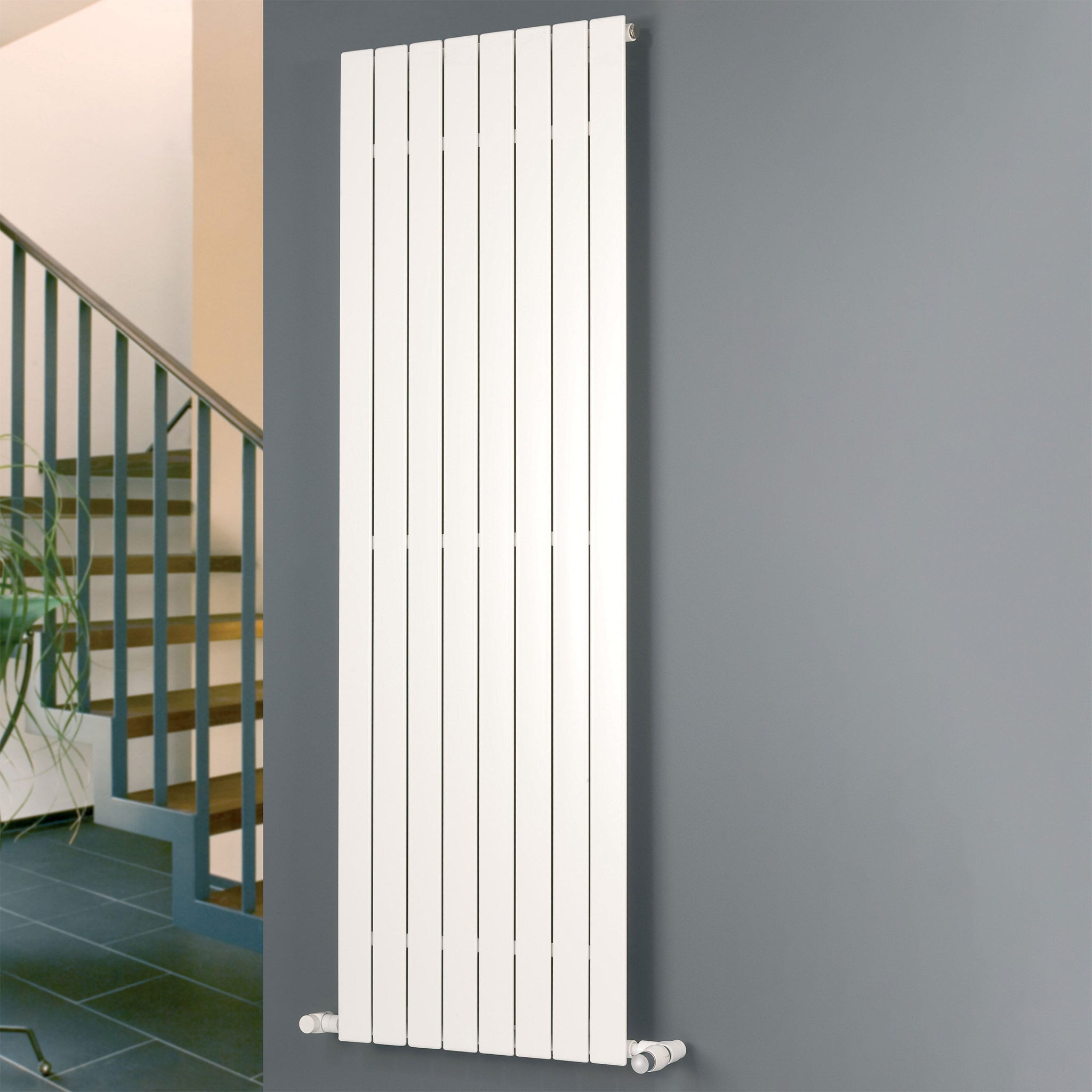 flat panel white radiator