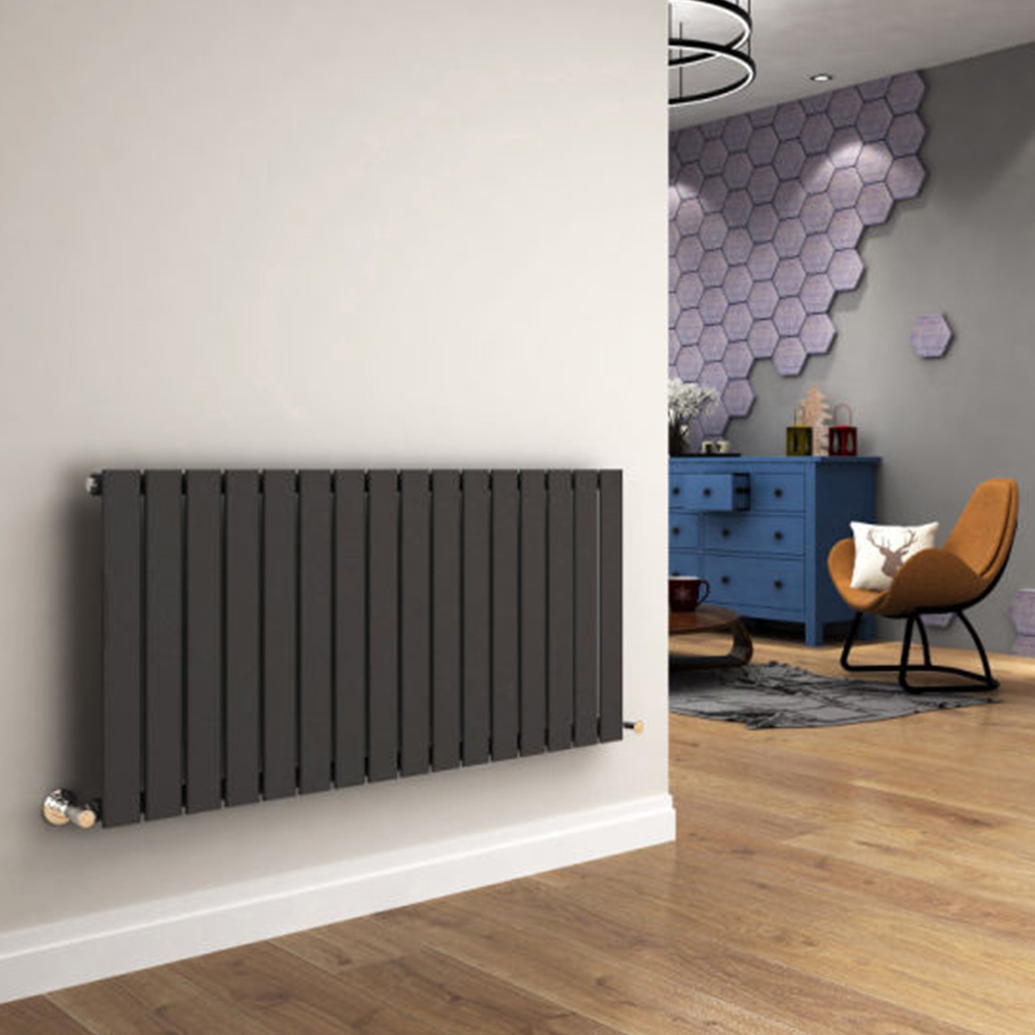 horizontal heating radiator 