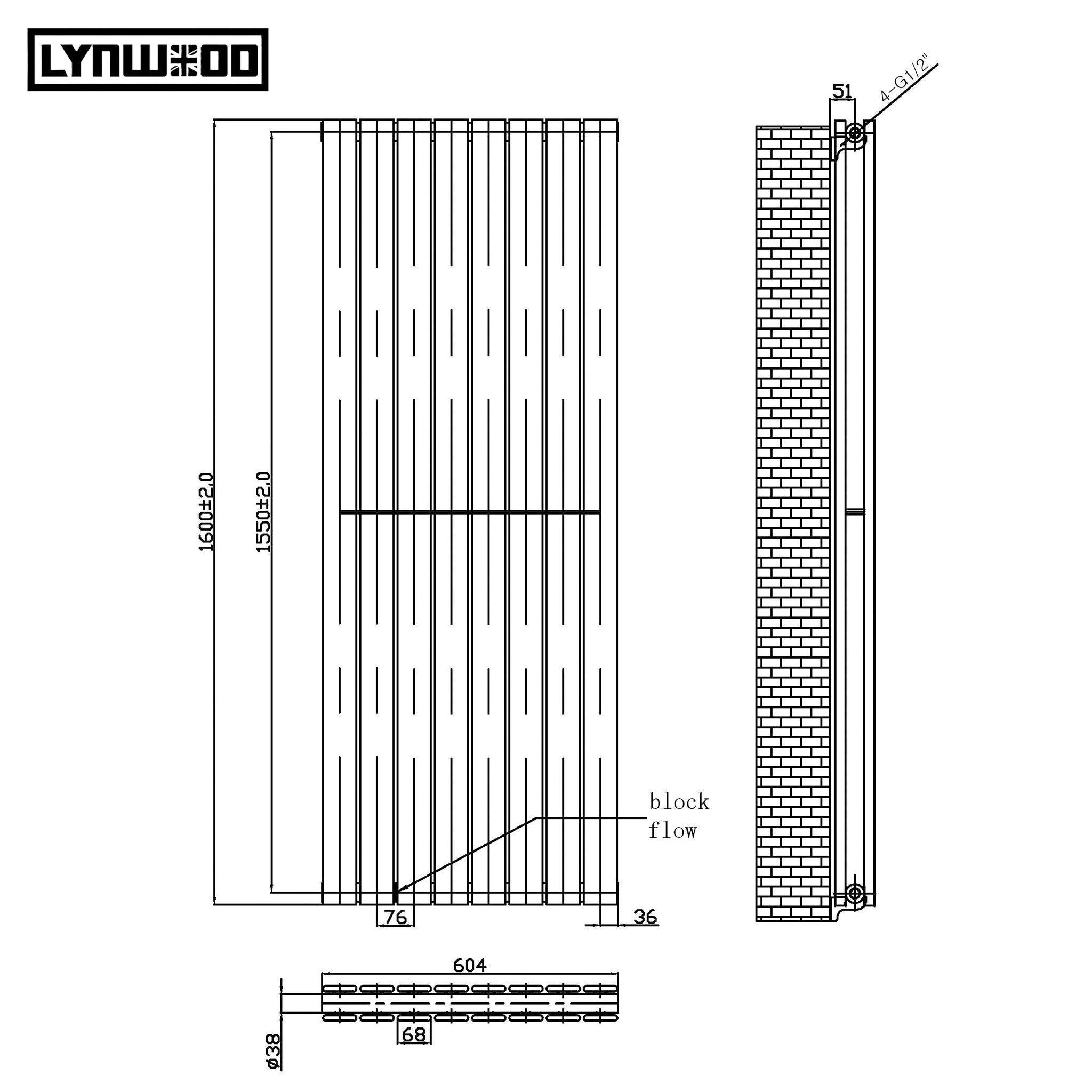 double panel white radiator