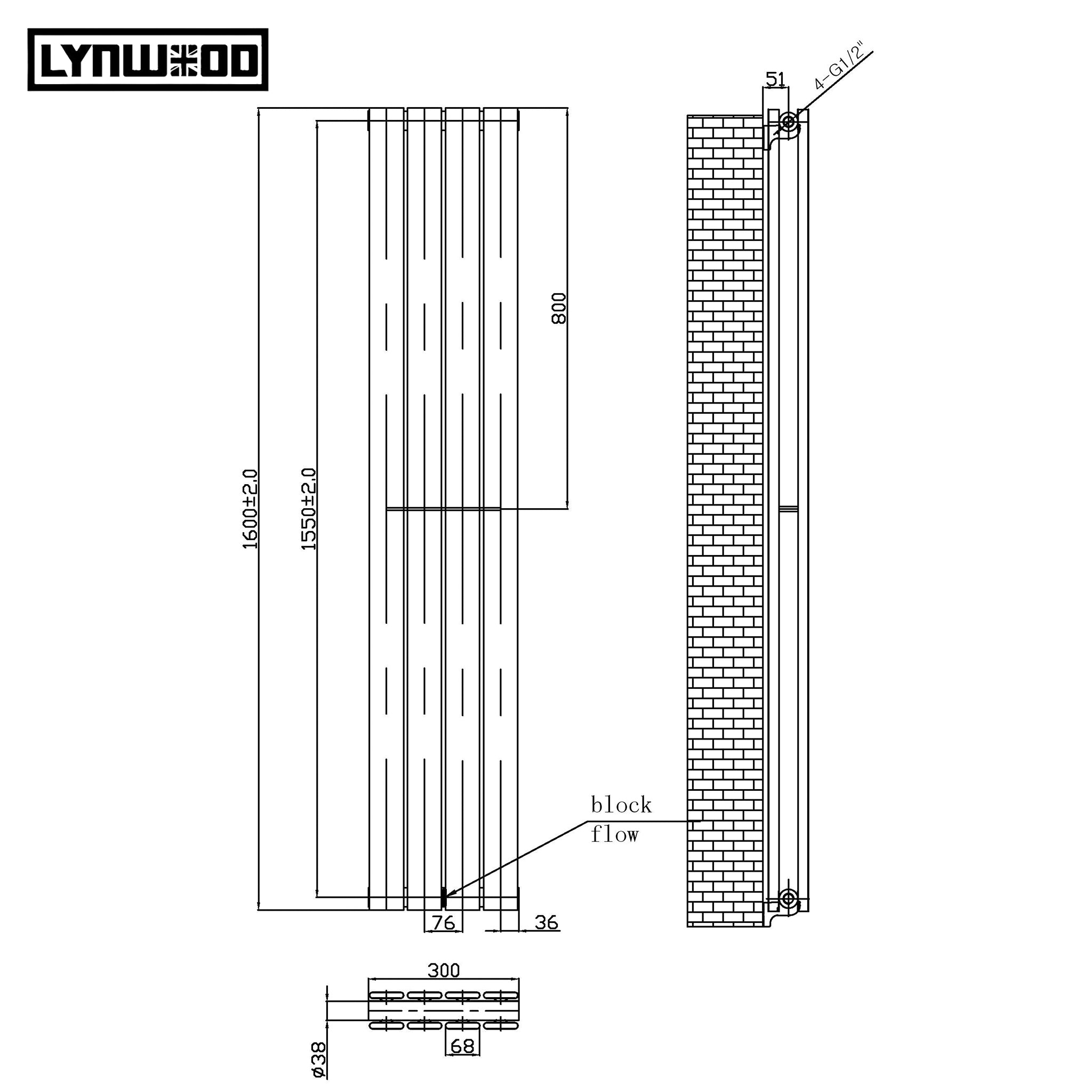 double bar radiator size guide