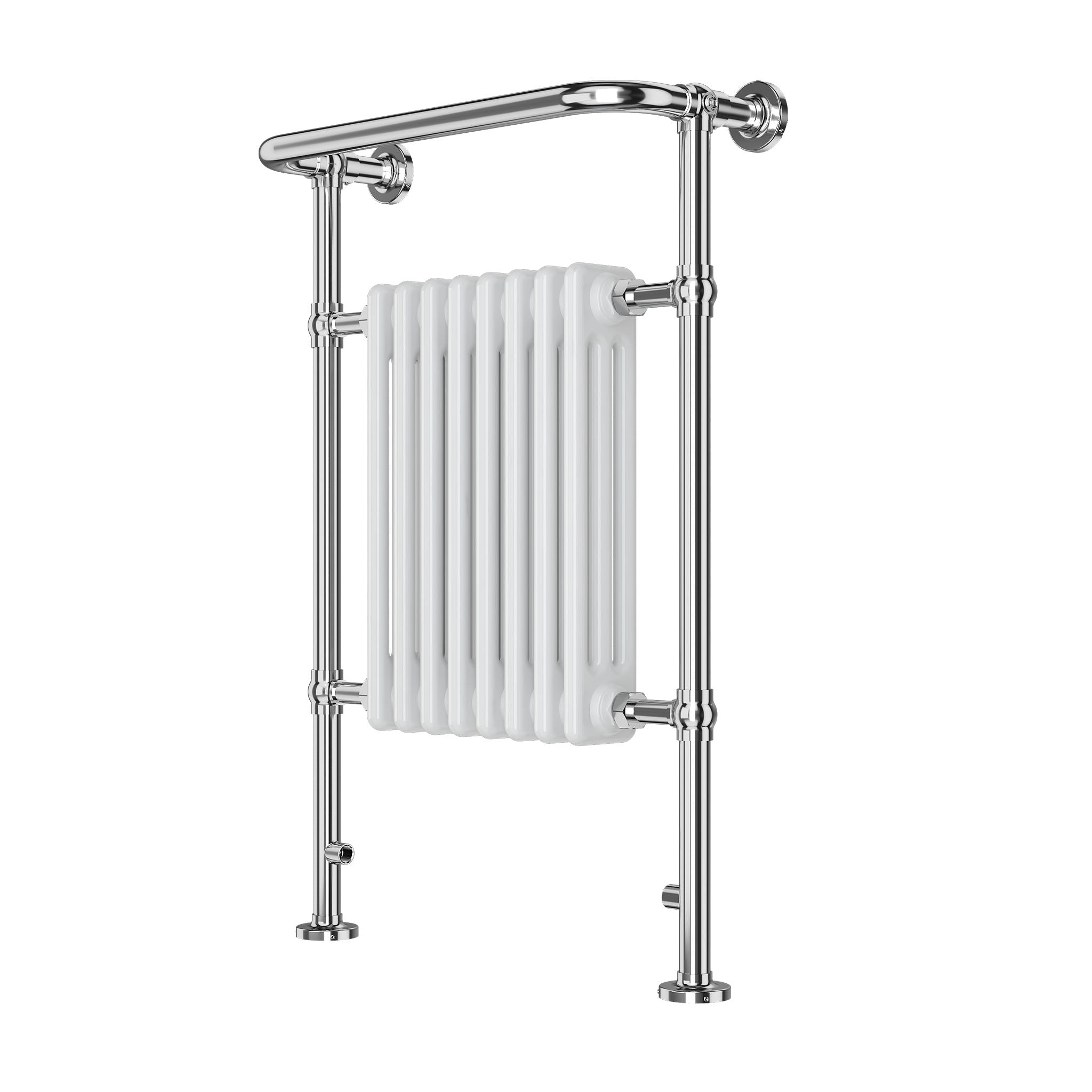 white Victorian radiator