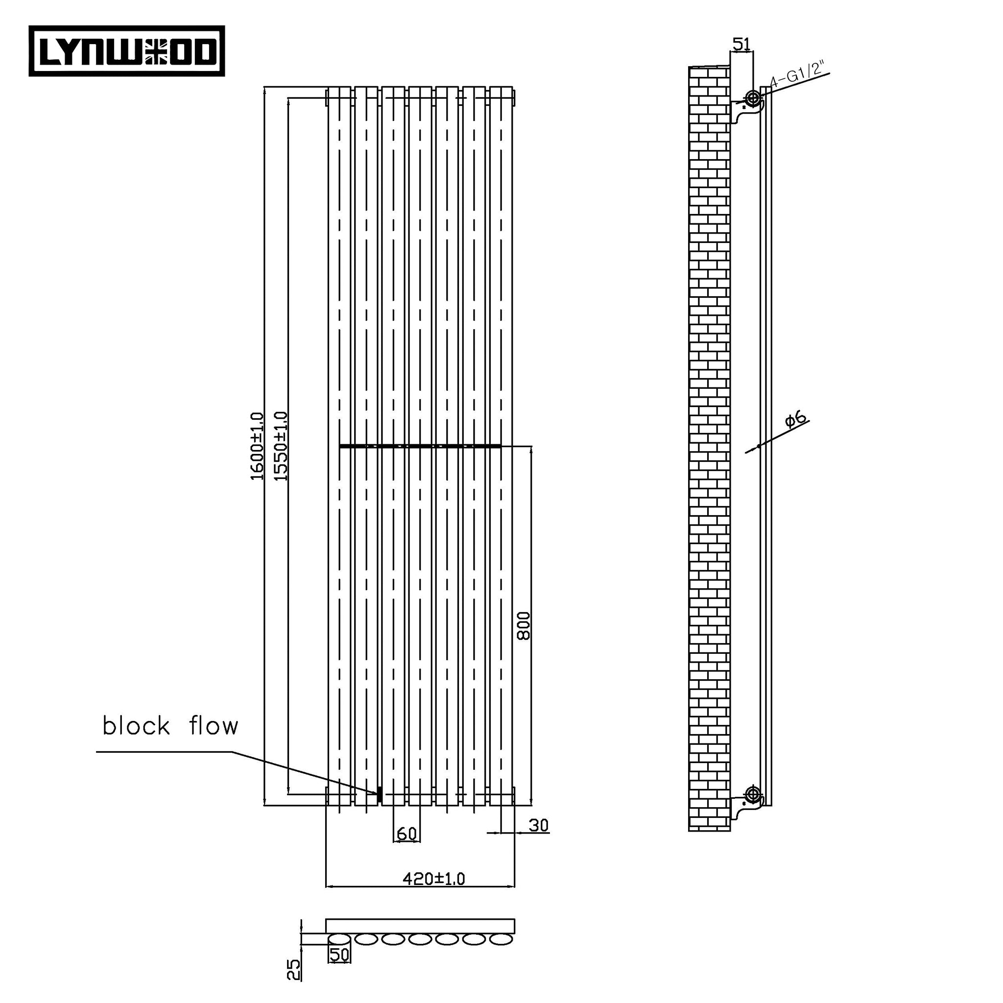 oval column radiator