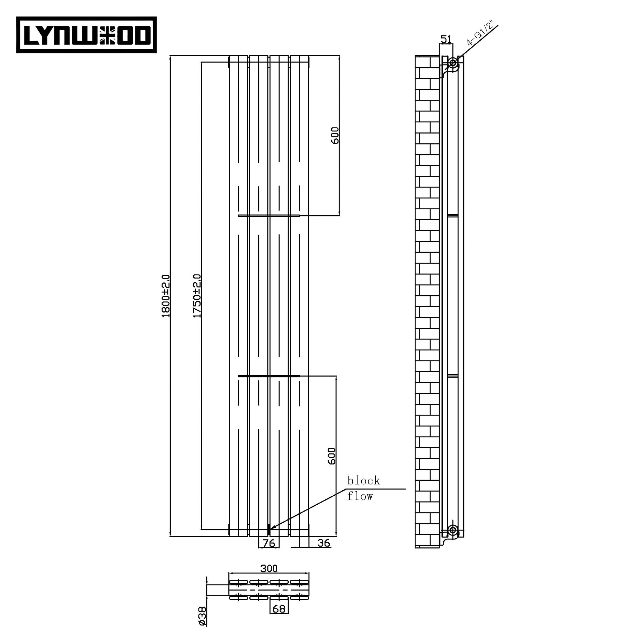 vertical heating radiator size guide