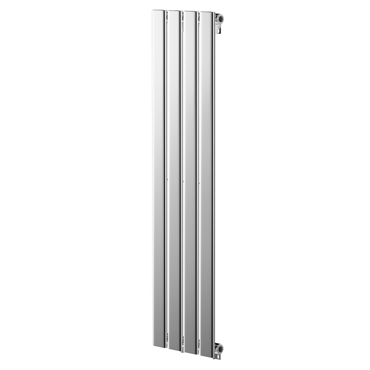 Flat Panel Single Vertical Radiator Chrome - C019