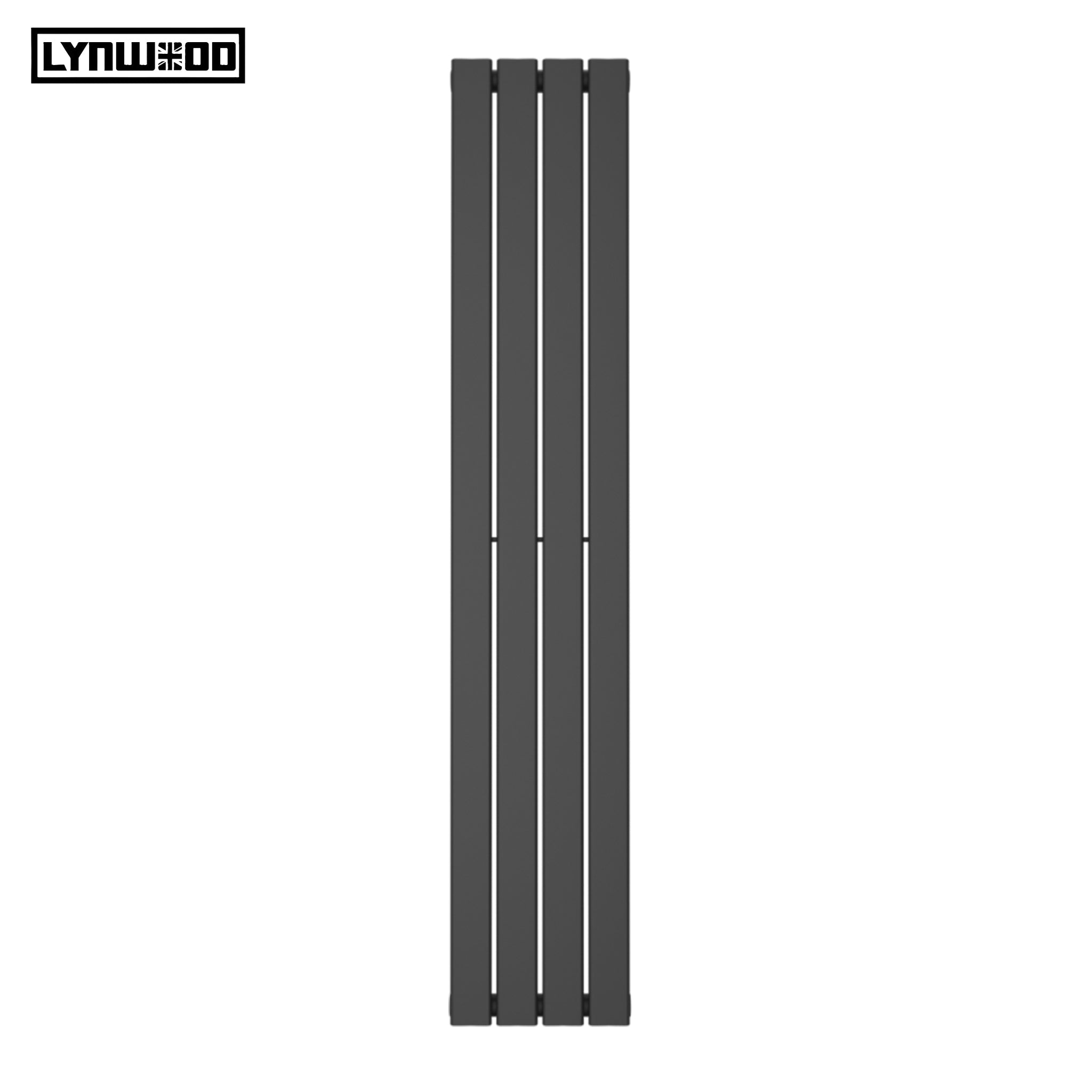 Flat Panel Single Vertical Radiator Anthracite - C001